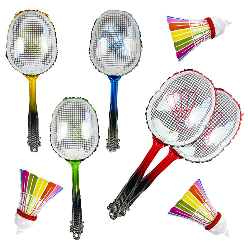 Badminton Racket - Balões de Folha de Alumínio Tema