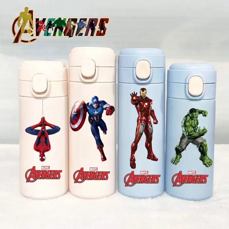 Sports Water Bottle Insulated - Copo Térmico Marvel 320ml/420ml Os Vingadores