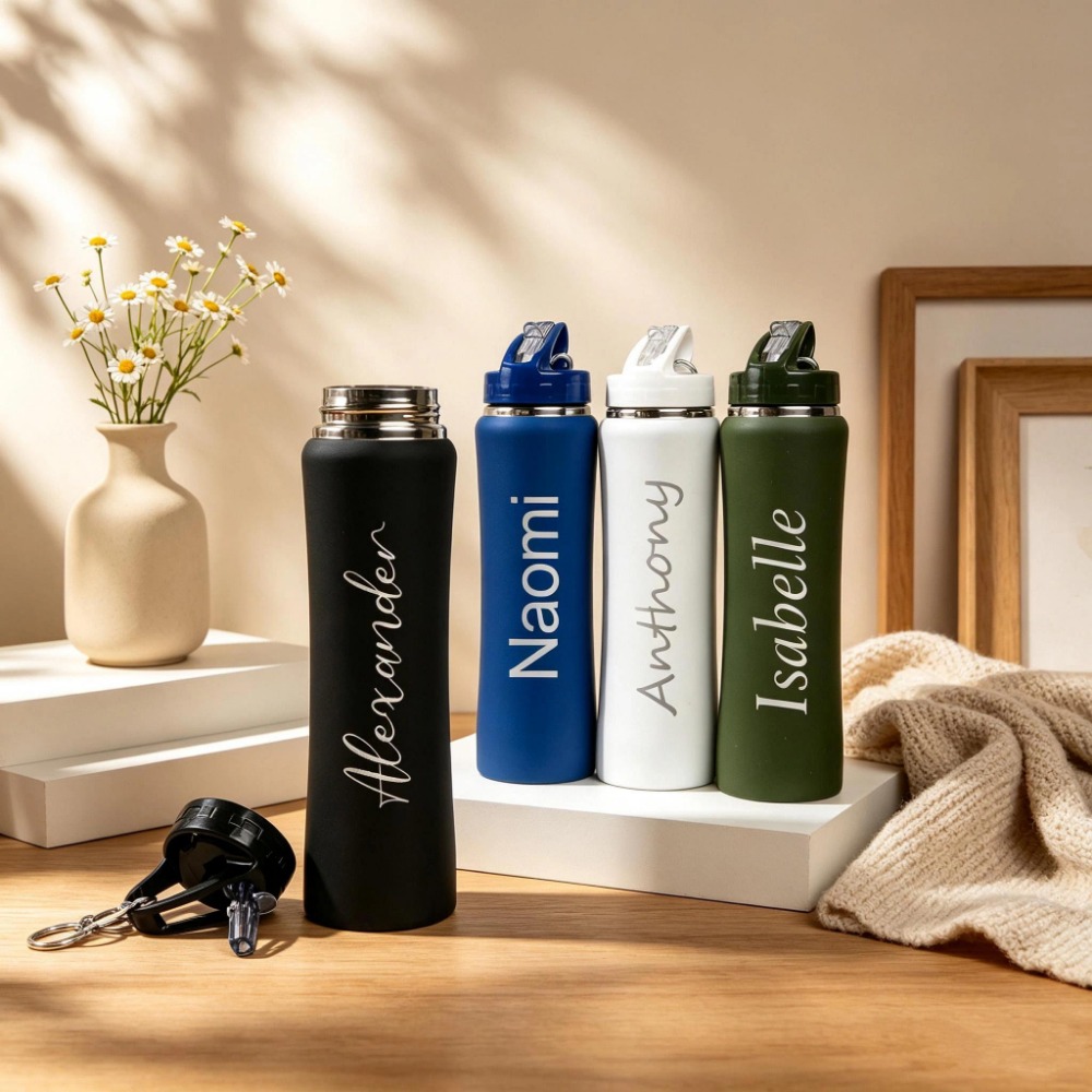Sports Water Bottle Insulated - 1. Garrafa de água de aço