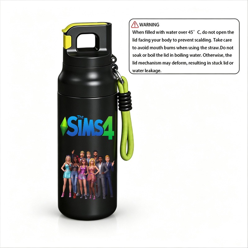 Garrafa térmica de aço inoxidá - Sports Water Bottle Insulated avaliação e preço