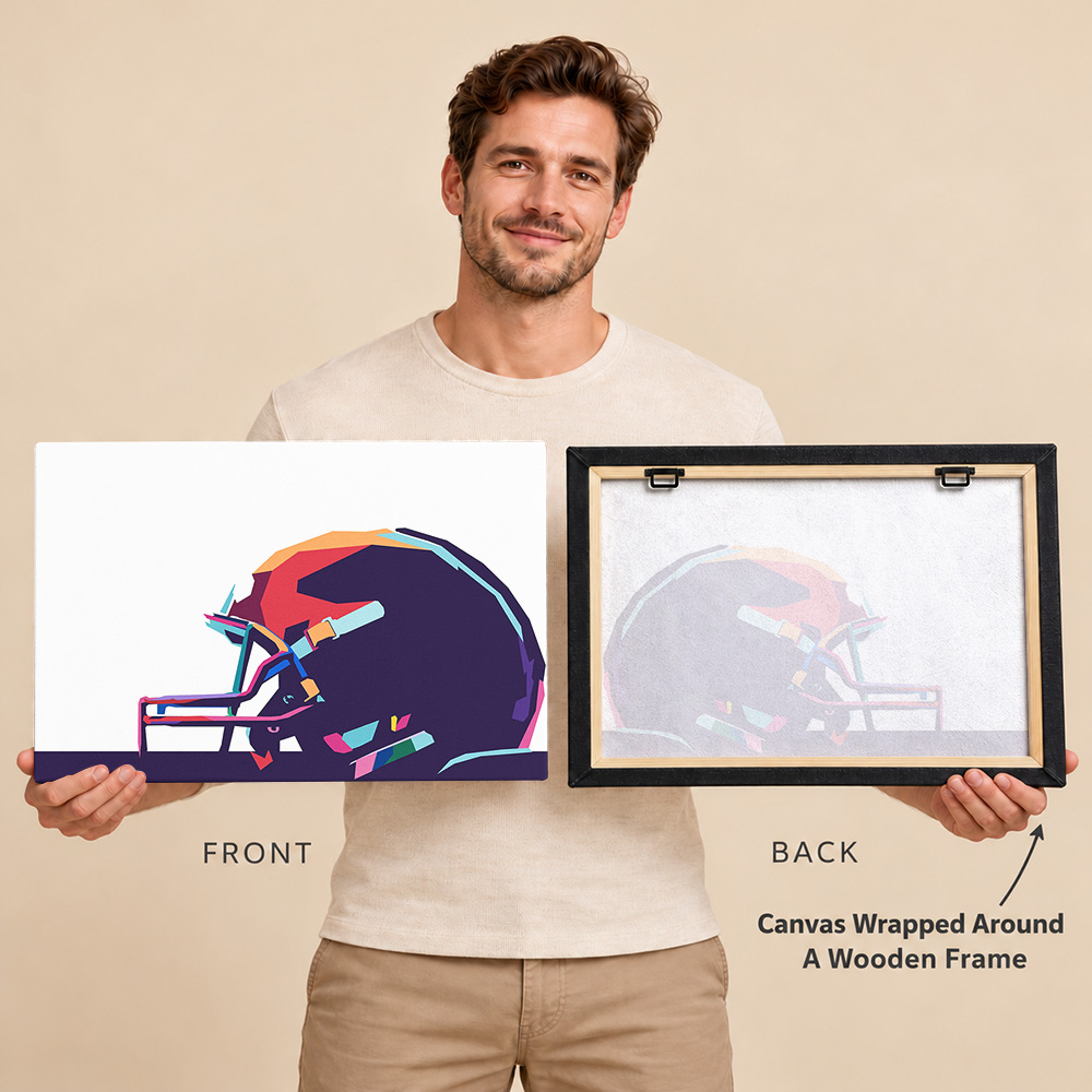 Galeria de capacetes de futebo - Sports Equipment Poster avaliação e preço