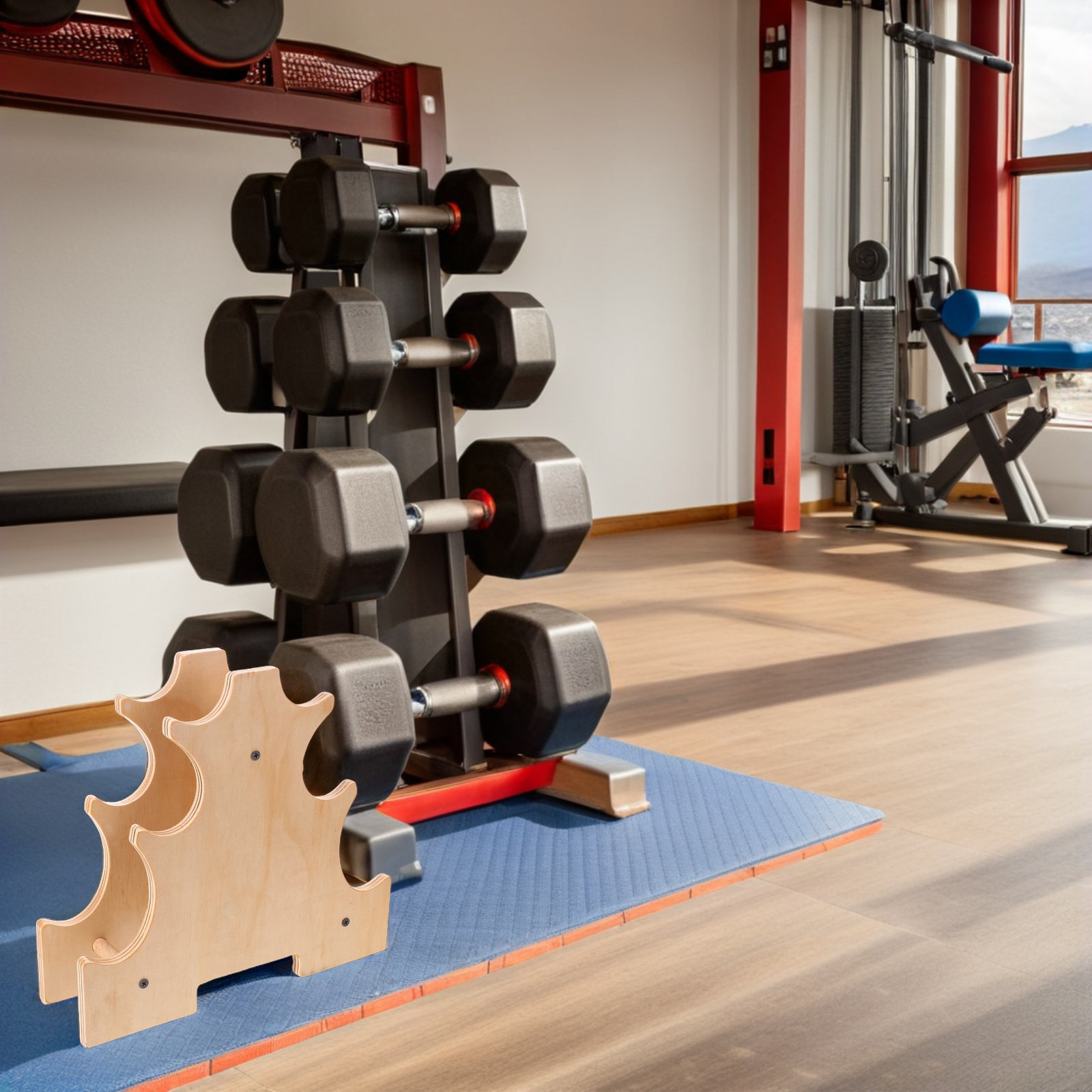 Suporte moderno para halteres, - Dumbbell Set avaliação e preço
