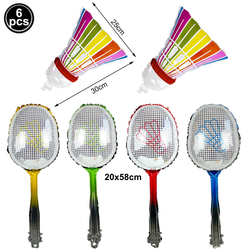Balões de Folha de Alumínio Te - Badminton Racket avaliação e preço